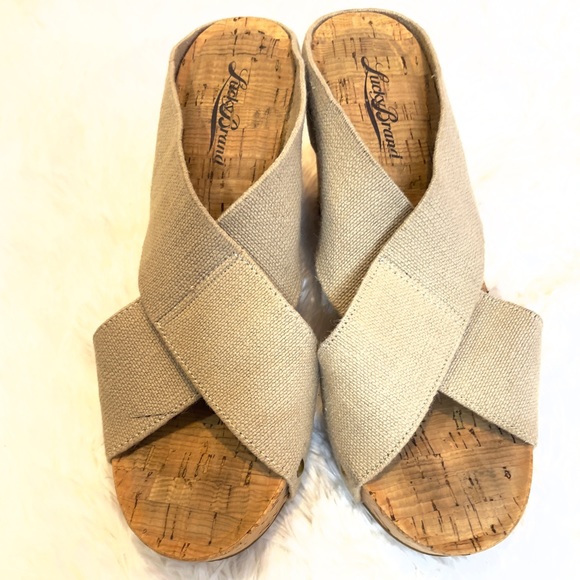 Lucky Brand Wedge Shoe Size 6.5 - Picture 1 of 7